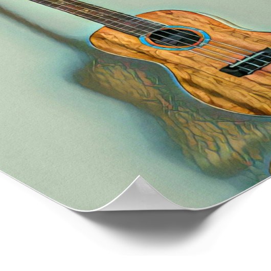 Rockgitarrist Poster (Ecke)