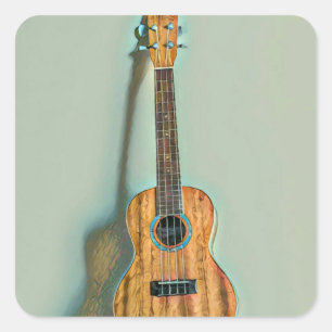 Rockgitarrist Quadratischer Aufkleber