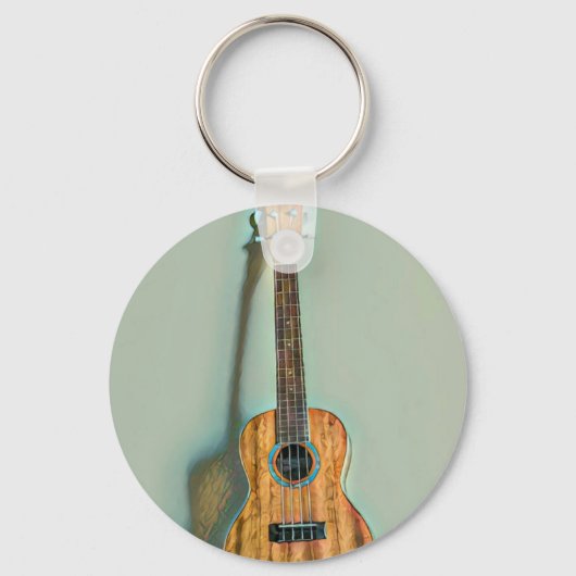 Rockgitarrist Schlüsselanhänger (Vorderseite)