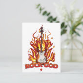Rockgott Postkarte (Stehend Vorderseite)