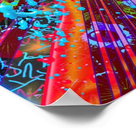 ROCKGÜTER UND SKULLS POSTER (Ecke)