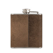 Rockhammerschild des Geologen - Amerikanische Flag Flachmann (Rückseite)