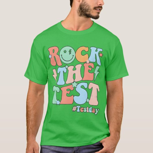 Rockheestesting Day Retro Motivational boy T-Shirt (Vorderseite)