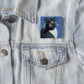 Rockhopper Penguin (Eudyptes chrysocome) Button (Beispiel)