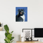 Rockhopper Penguin (Eudyptes chrysocome) Poster (Heimbüro)