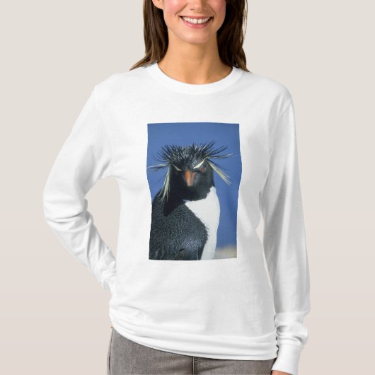 Rockhopper Penguin (Eudyptes chrysocome) T-Shirt (Vorderseite)