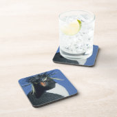 Rockhopper Penguin (Eudyptes chrysocome) Untersetzer (Rechte Seite)