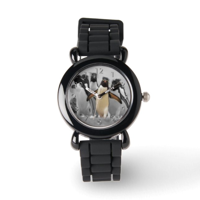 Rockhopper Penguins Armbanduhr (Vorderseite)