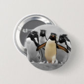 Rockhopper Penguins Button (Vorne & Hinten)