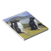 Rockhopper Penguins (Eudyptes chrysocome), Notizblock (angewinkelt)