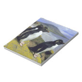 Rockhopper Penguins (Eudyptes chrysocome), Notizblock (Rotiert)