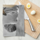 Rockhopper Penguins Küchentuch (Viertel Falte)