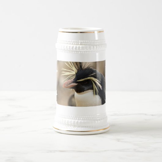 Rockhopper Pinguin-Bier Stein Bierglas (Mittel)