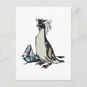 Rockhopper Pinguin Postkarte