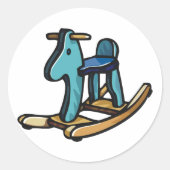 Rockhornkleber Runder Aufkleber (Vorderseite)