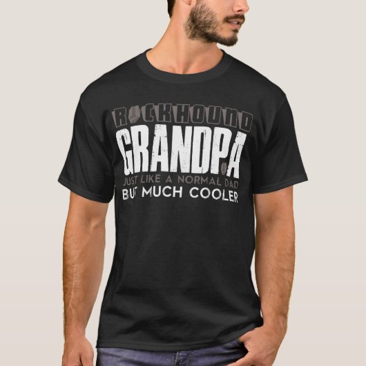Rockhound Grandpa Rock-Sammeln T-Shirt (Vorderseite)