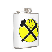 Rockhound lächelnde Gesichts-Flasche Flachmann (Rechts)