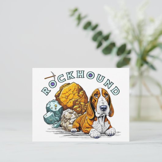 Rockhound Pub Postkarte (Stehend Vorderseite)