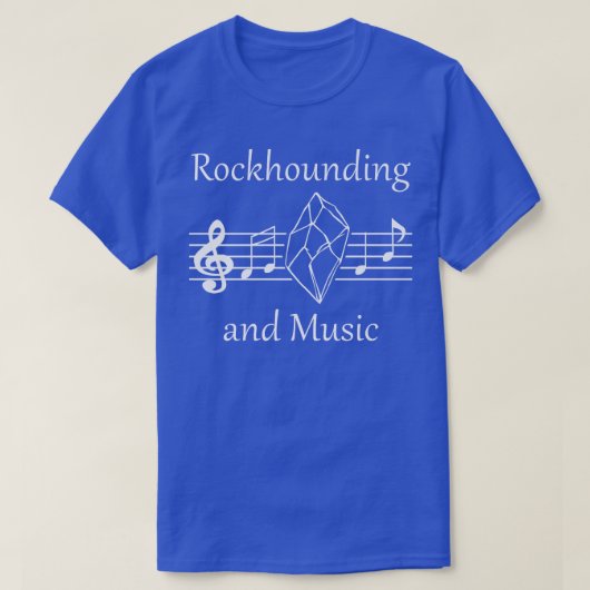 Rockhound und Musik Natur Minerals Earth Science T-Shirt (Design vorne)
