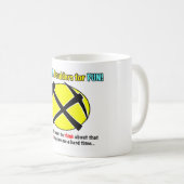 Rockhound Warnung! Tasse (VorderseiteRechts)