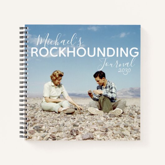 Rockhounding Vintag Inspiriert Adventures Journal Notizblock (Vorderseite)