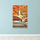 Rockhouse, Hocking Hills, Ohio Leinwanddruck (Insitu (Holzboden))