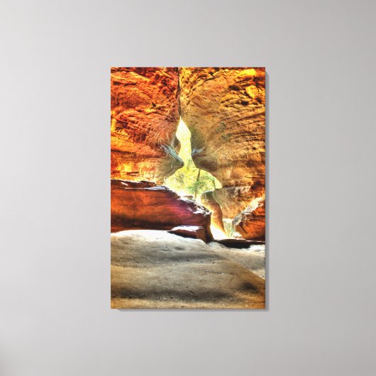 Rockhouse, Hocking Hills, Ohio Leinwanddruck (Vorderseite)