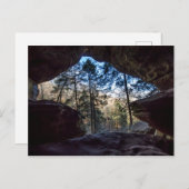 Rockhouse, Hocking Hills Staat Park, Ohio Postkarte (Vorne/Hinten)