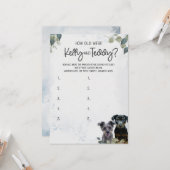 Rockie und Lylas Mommy Daddy-Spiel Karte (Vorderseite/Rückseite Beispiel)