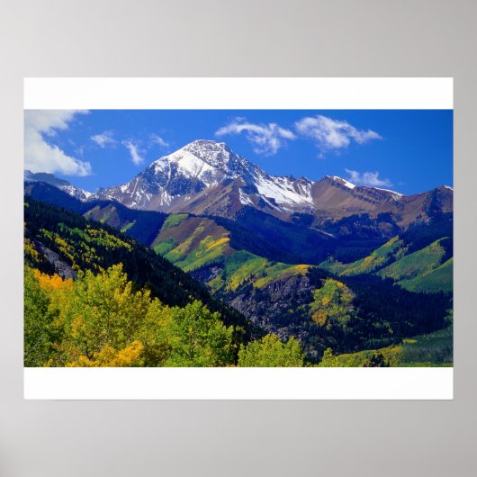 Rockies im Herbst Poster (Vorne)