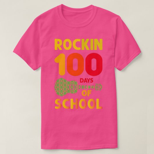 Rockin 100 Tage der Schule 4 T-Shirt (Design vorne)