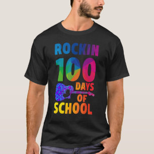 Rockin 100 Tage des Musiklehrers T-Shirt