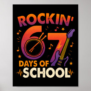 Rockin '67 Schultage sechs sieben Lehrer Schüler Poster