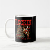 Rockin' Around Christmas Cowboy Tree Santa Ride Ho Kaffeetasse (Links)