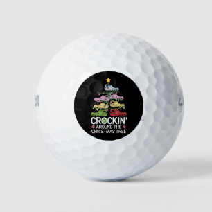 Rockin' Around The Christmas Tree auf Krokodil-Art Golfball