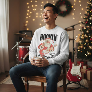 Rockin' Around The Christmas Tree Rock-Musik Weihn Sweatshirt