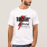 Rockin Around The Christmas Tree, Rocking Lighteni T-Shirt<br><div class="desc">The Perfect Gift For Birthday Gift. Anniversary Gift. Halloween Gift. Thanksgiving Gift. Christmas Gift. New Year Gift. Mother's Day. Valentine'sday. Father's Day. Grandparent's Day. Perfect Gift For Grandma. Grandpa. Mom. Dad. Daughter. Son.Uncle.Aunt</div>