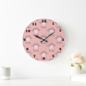 Rockin' Around The Clock Wall Clock Große Wanduhr (Zuhause)