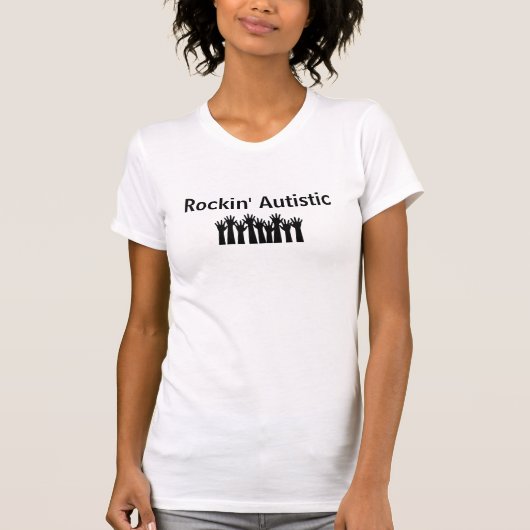 Rockin autistischer T - Shirt (Vorderseite)