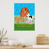 Rockin Barnyard Poster (Küche)