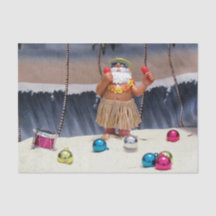 Rockin Beach Party Weihnachts-Tissue Paper