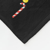 Rockin' Bigfoot Christmas Tree Xmas Lights Funny 6 Fleecedecke (Ecke)