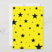 Rockin' Birthday Tree Frog mit Red Guitar Einladung (Rückseite)