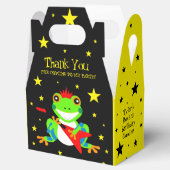 Rockin' Birthday Tree Frog mit Red Guitar Geschenkschachtel (Geöffnet)