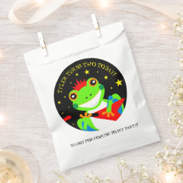 Rockin' Birthday Tree Frog mit Red Guitar Geschenktütchen