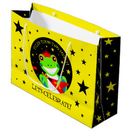 Rockin' Birthday Tree Frog mit Red Guitar Große Geschenktüte