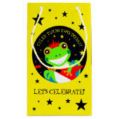 Rockin' Birthday Tree Frog mit Red Guitar Kleine Geschenktüte (Rückseite)