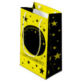 Rockin' Birthday Tree Frog mit Red Guitar Kleine Geschenktüte (Vorderseite Schrägansicht)