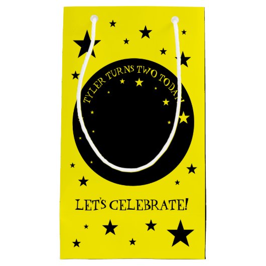 Rockin' Birthday Tree Frog mit Red Guitar Kleine Geschenktüte (Vorderseite)