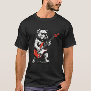Rockin' Bulldog E-Gitarre Vintage Rock Dog M T-Shirt